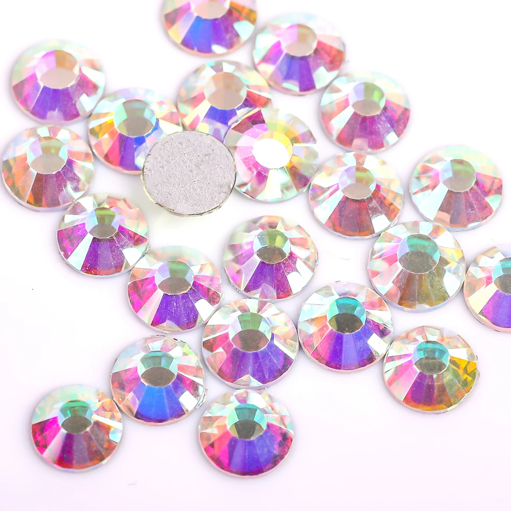 VC SS6-SS30 AAAAA Top Quality Glass Crystal Non Hotfix Rhinestones Flatback Glitter Stones Nail Art Decorations DIY Accessories