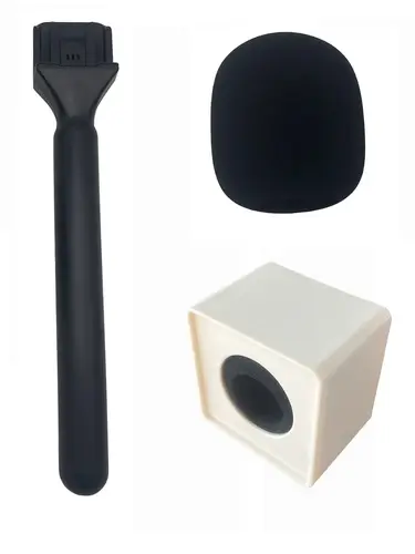 Imagen 2 del producto Adaptador de mano con micrófono para grabación de vídeo, entrevista de TV con logotipo personalizado, para Rode Wireless Go Goii/DJI Mic/Relacart, micrófono inalámbrico