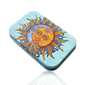 مستطيلة حاوية تخزين التبغ القصدير مربع التدخين اكسسوارات المجوهرات حلوى عملة مفتاح منظم 1 قطعة أعلى 12 مبيعات لتغليف الماريجوانا - رقم 3