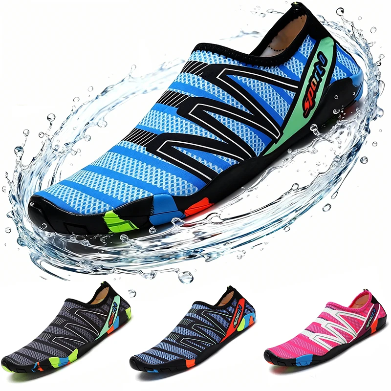 Aqua Shoes Quick Drying Beach Water Shoes Unisex Swimming Slippers Barefoot Surfing Upstream Sneakers Light Seaside Summer
