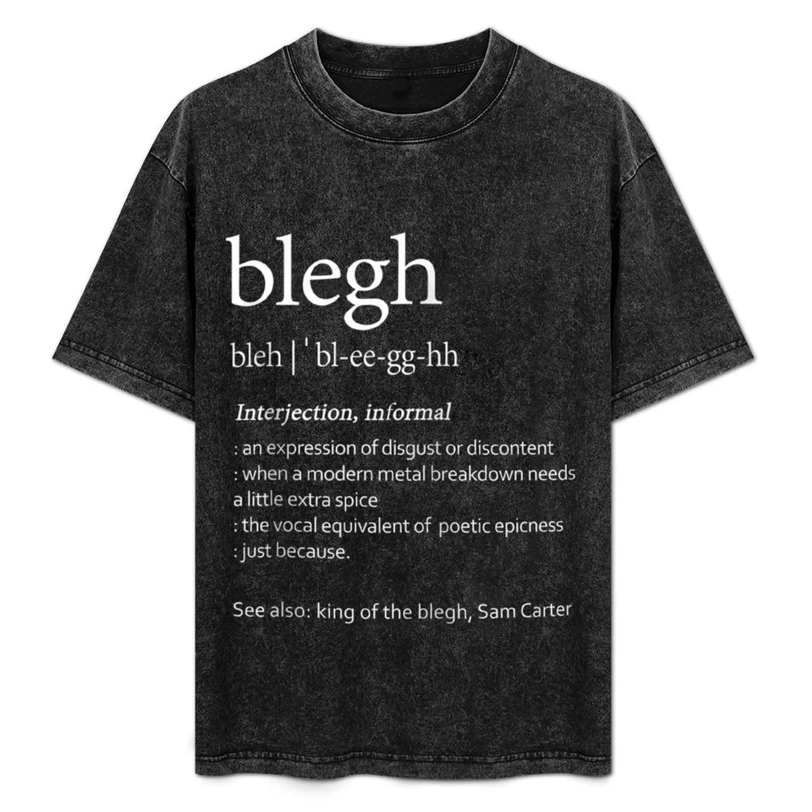 Blegh Definition Heavy Metal Music Fans Metalhead Zip T-Shirt boys animal print Aesthetic clothing mens big and tall t shirts