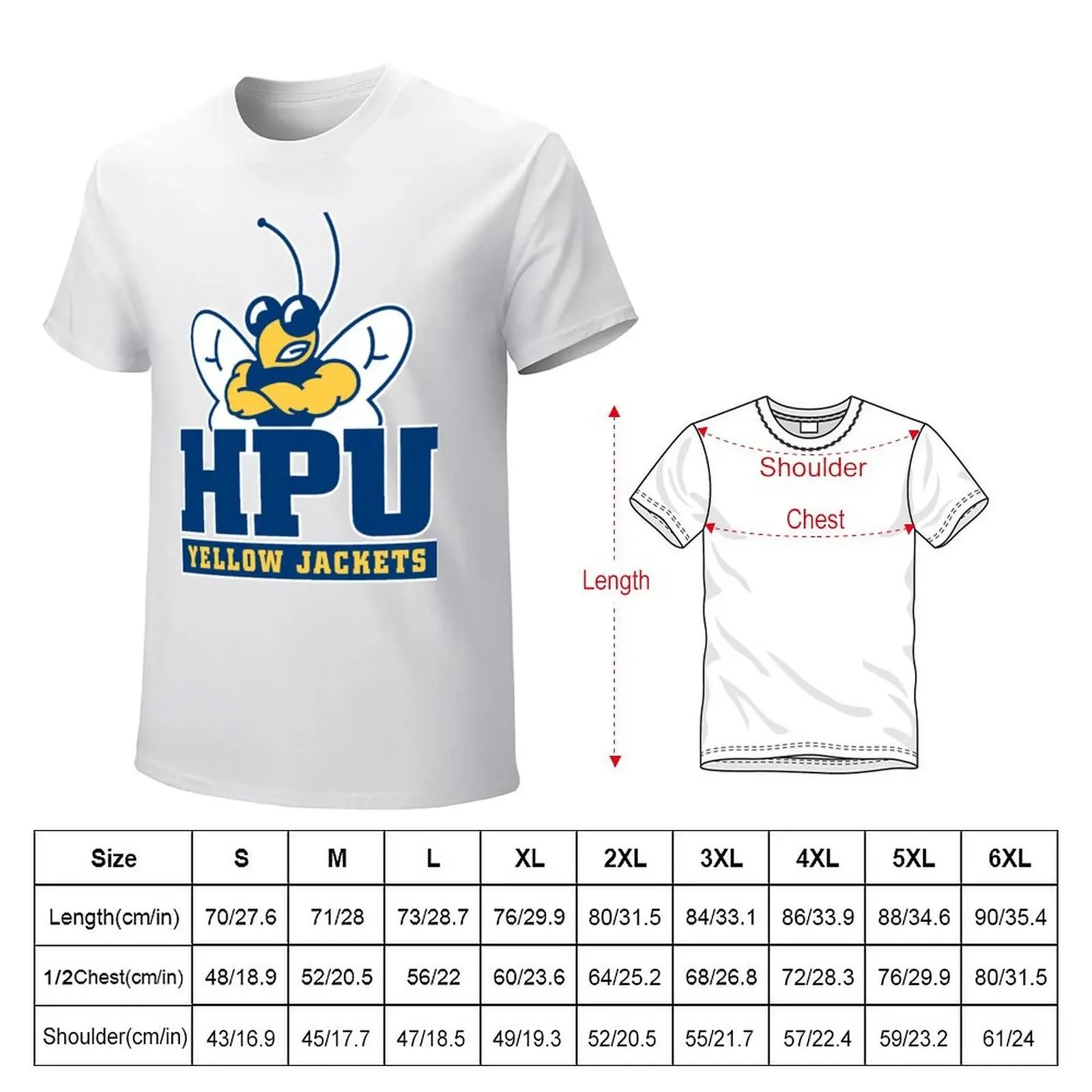 Howard Payne University yellow jackets T-shirt boys whites customizeds tops blacks men t shirts