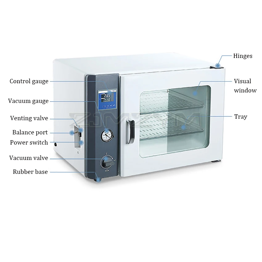 25L Digital Vacuum Drying Oven Laboratory Electric Heating Constant Temperature Oven Small Industrial Drying Carbinet DZF-6020A