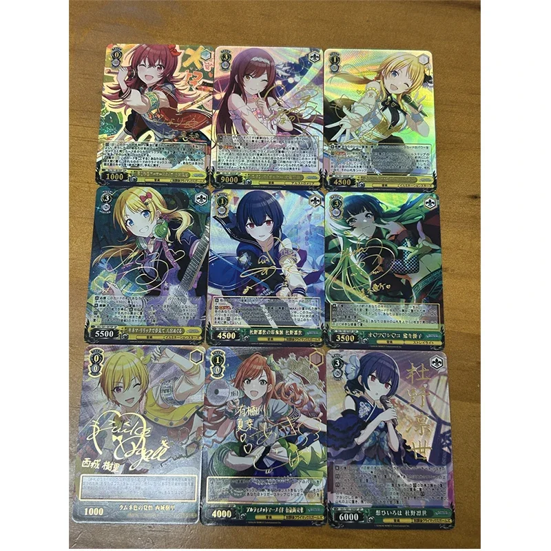 Anime Pokemon DIY ACG Tabletop Battle Game Laserkaarten Marnie Hancock Rosa Speelgoed voor jongens Collectible Cards Verjaardagscadeau