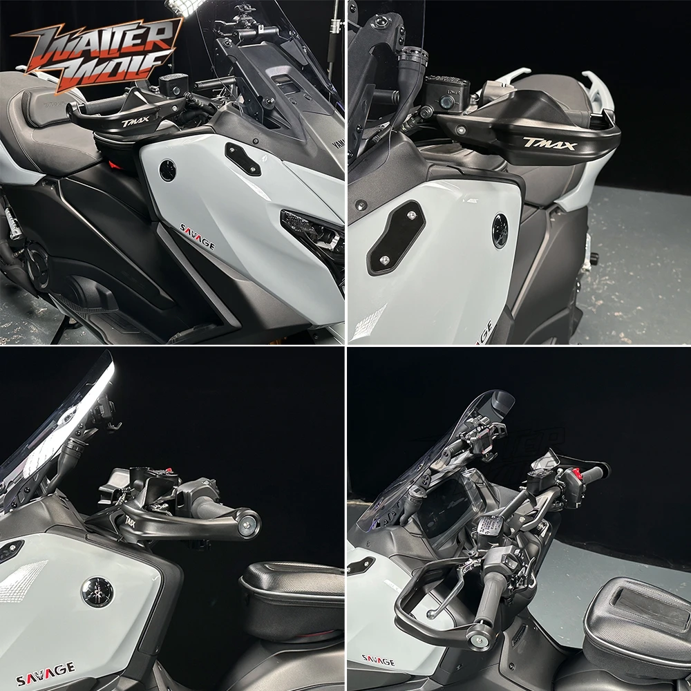 2025 TMAX560 Black Motorcycle Handguard For YAMAHA Tmax 560 XP560 T-MAX T MAX 560 2020-2024 Handlebar Windshield Hand Guards