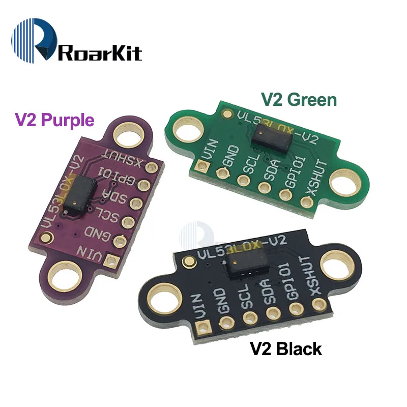VL53L0X /VL53L1X Time-Of-Flight STM32 (Tof) laser Variërend Sensor Breakout 940nm GY-VL53L0XV2 Afstand Module I2C Iic Voor Arduino