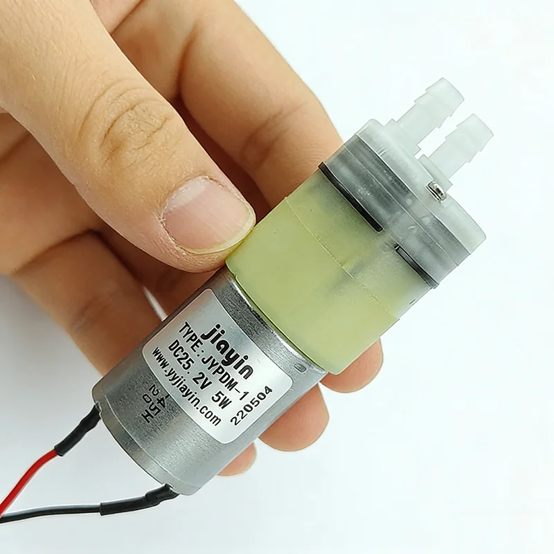 

jiayin JYPDM-1 Mini Water Pump DC 12V-24V 25.2V 370 Diaphragm Self-priming for DIY Dispenser Tea Table