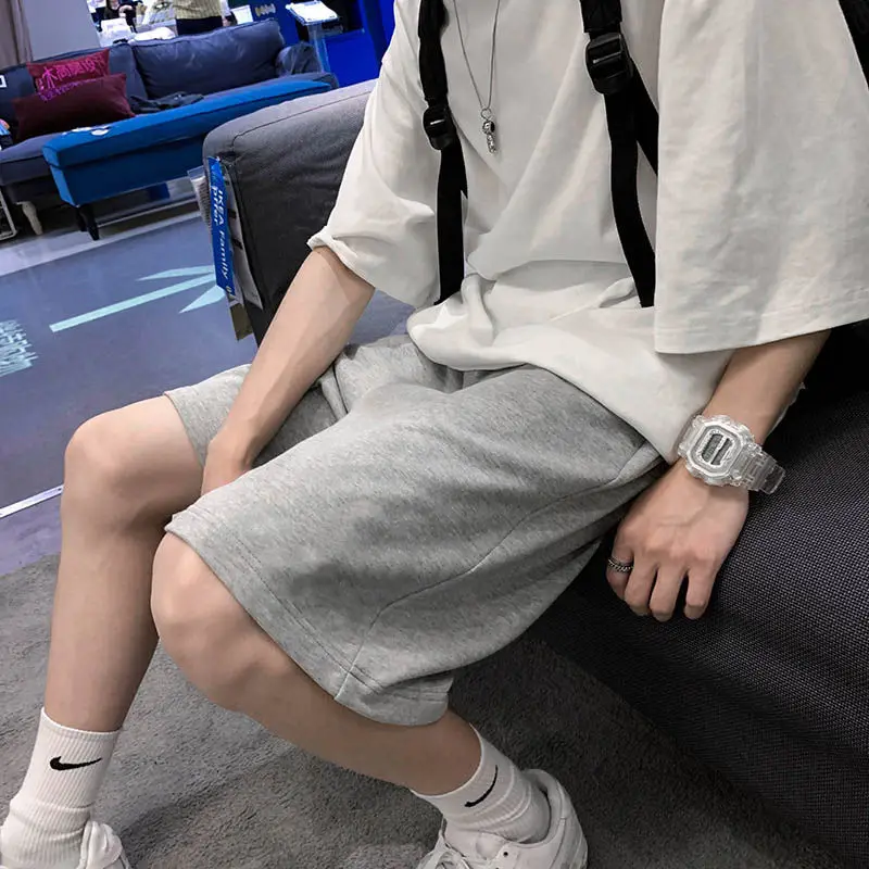 

Cotton Plus Size Shorts Men's Versatile Loose Straight Leg Sports Pants Summer Thin Casual Five Inch Shorts 220 Pounds Fat