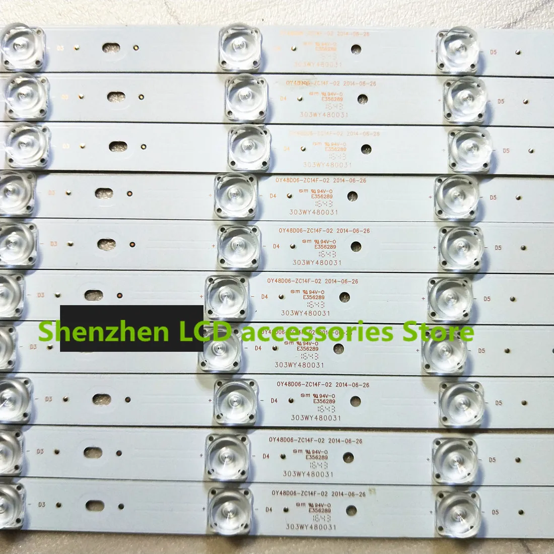 12 أجزاء/وحدة ل LE48D19S LCD الخلفية 0Y48D06-ZC14F-02 303WY480031 الباندا