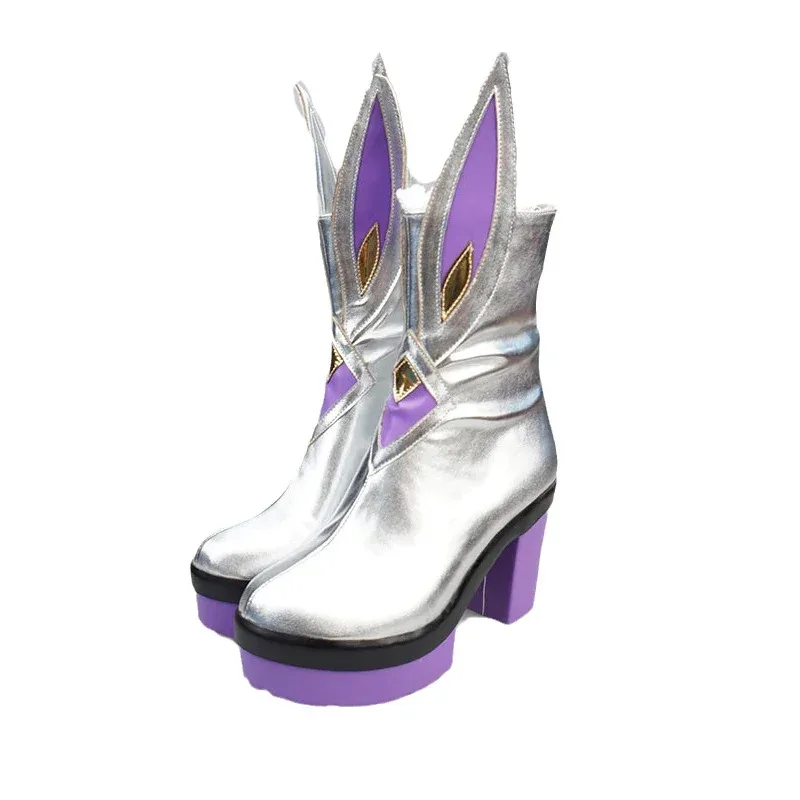 لعبة تأثيري أحذية LOL Battle Bunny Miss Women Fortune أحذية عالية الكعب هالوين اكسسوارات الحفلات التخصيص رخيصة مثير #3