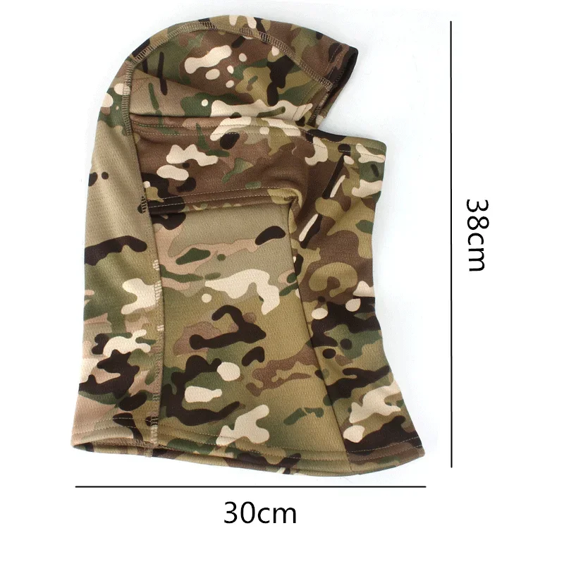 Winter Fleece Camouflage Balaclava Outdoor Hunting Cycling Hiking Skiing Scarf Face Mask Windproof Men