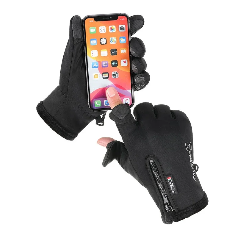 Touch Screen Men Cycling Gloves Waterproof Winter Bicycle Gloves Riding Scooter Windproof Outdoor Motorcycle Ski Bike Warm Glove