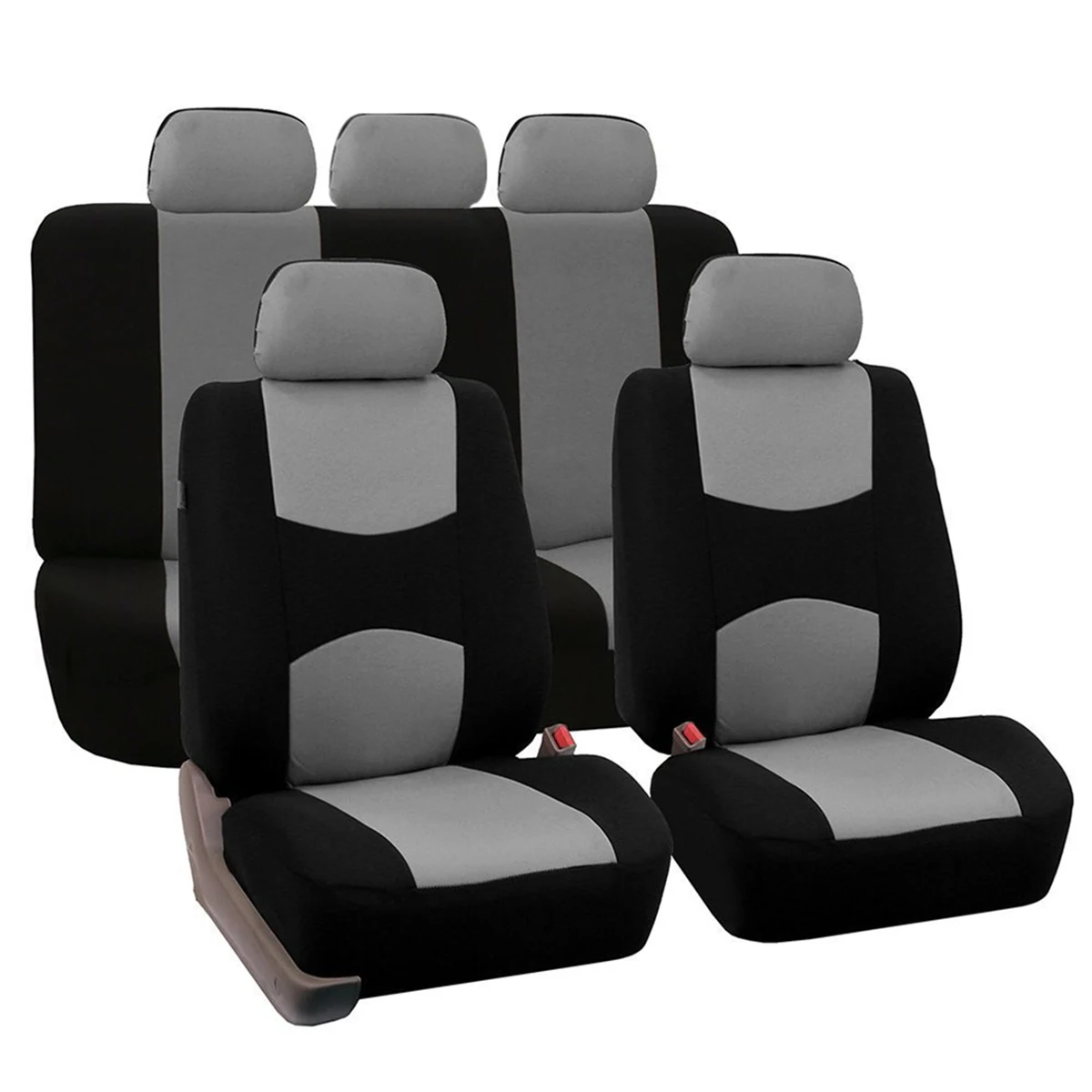 

Universal Waist Line Design Cushion AUTO Universal Size Fit for Car Suv Truck Van Accessories Interior Seat Covers Full Set