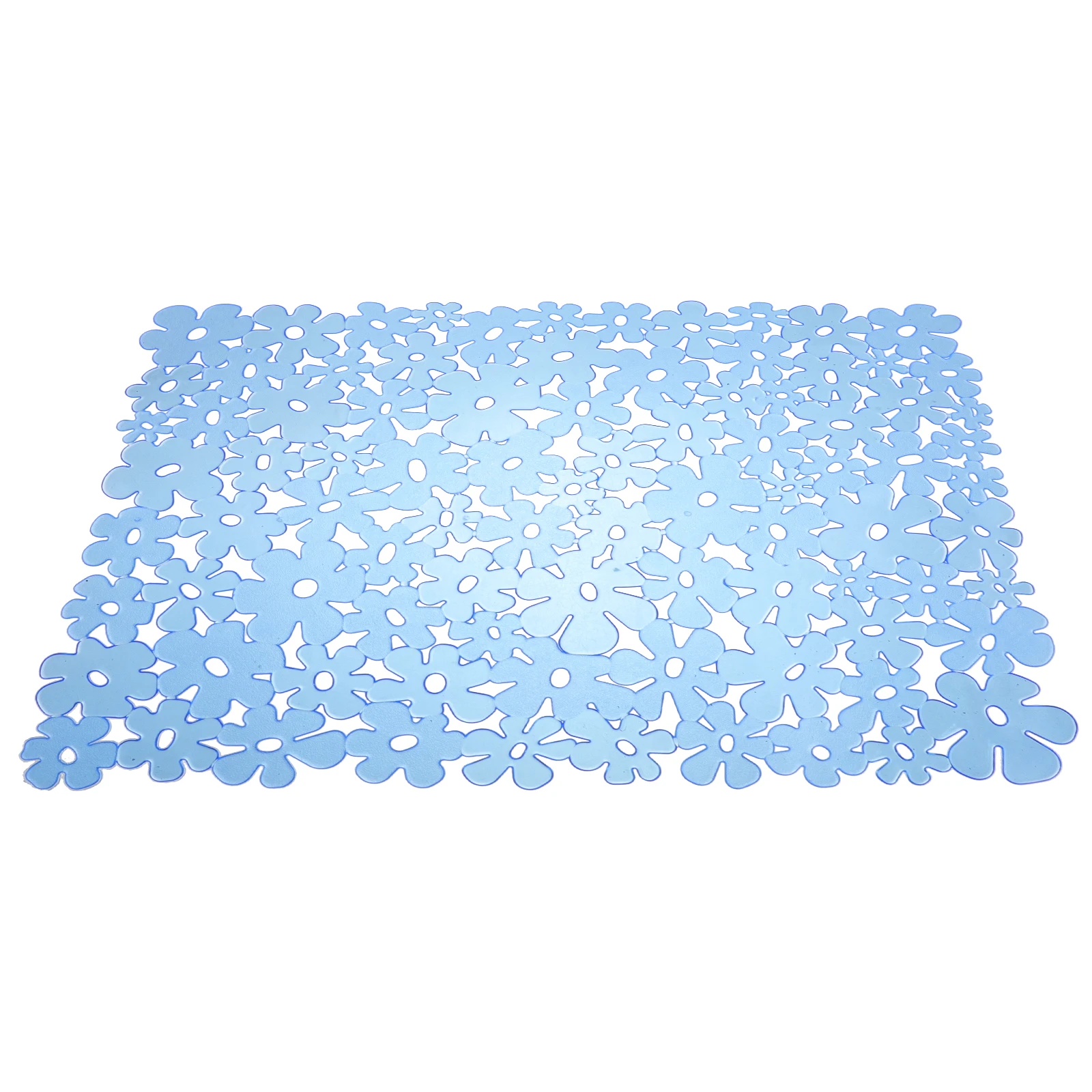 

PVC Anti-slip Sink Mat Kitchen Counter Drying Dish Tailgate Heat Insulation Drainer Mats Water Flow Grid Design Easy Storage