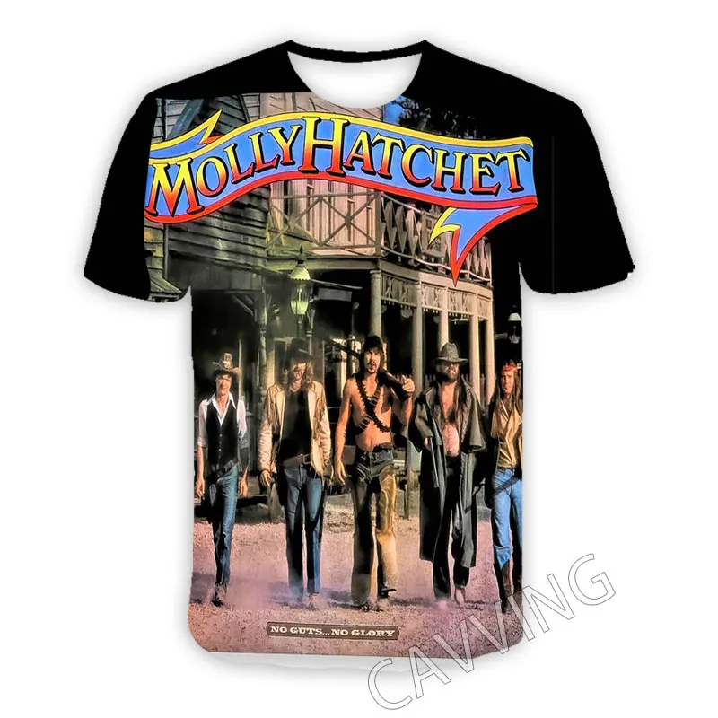 New Fashion Women/Men's 3D Print  Molly Hatchet  Band  Casual T-shirts  Hip Hop Tshirts Harajuku Styles Tops Clothing