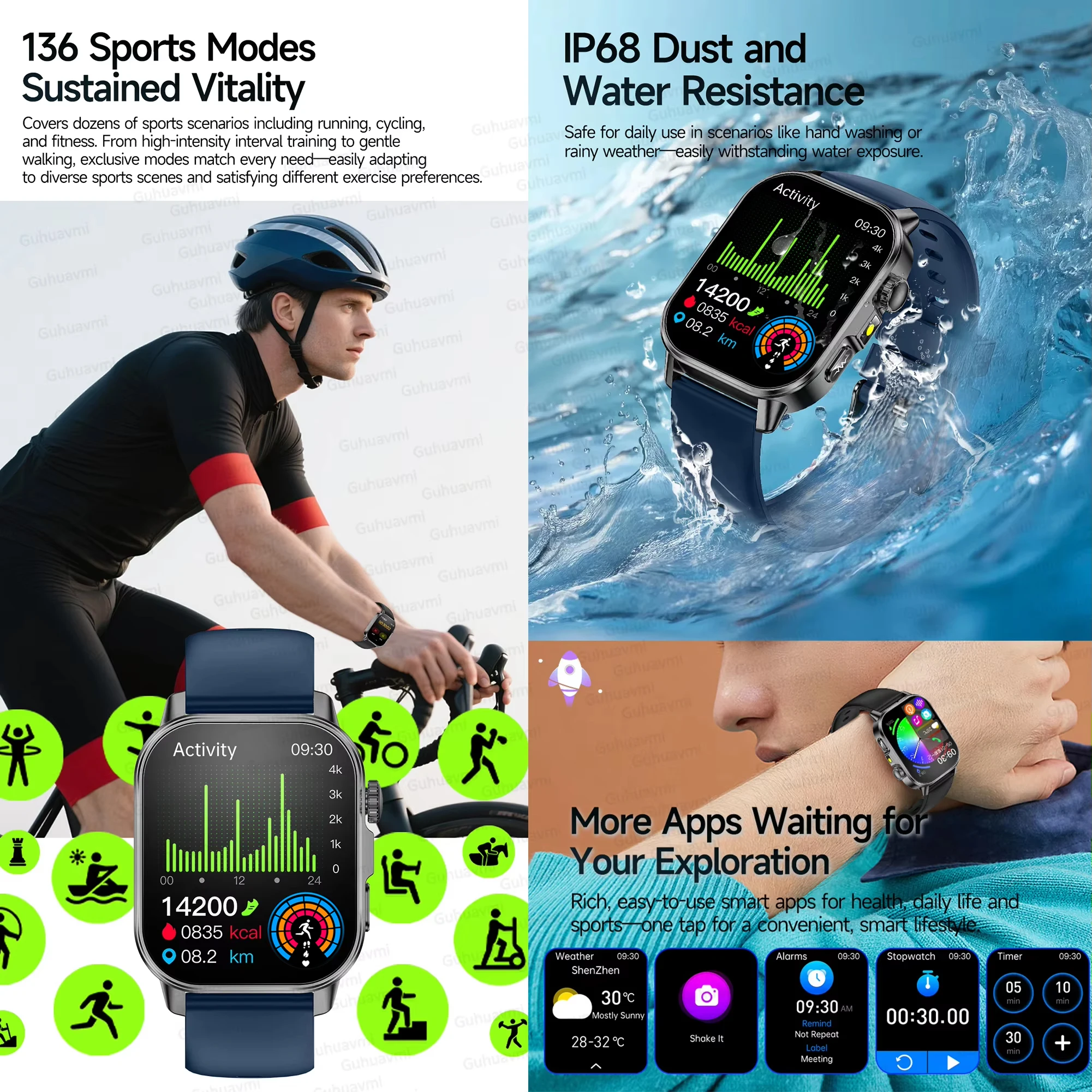 GUHUAVMI 2026 Новые умные часы – обзор и цена Android Smartwatch Accessories