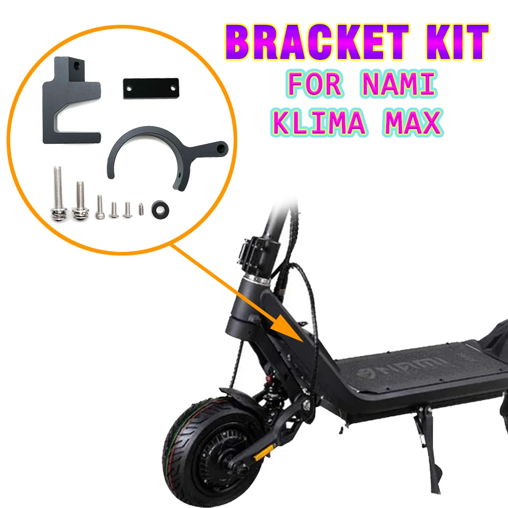 

CNC Aluminum Alloy Steering Damper Bracket For Nami Klima Max Electric Scooter Increase Speed Stability Safety Accessories