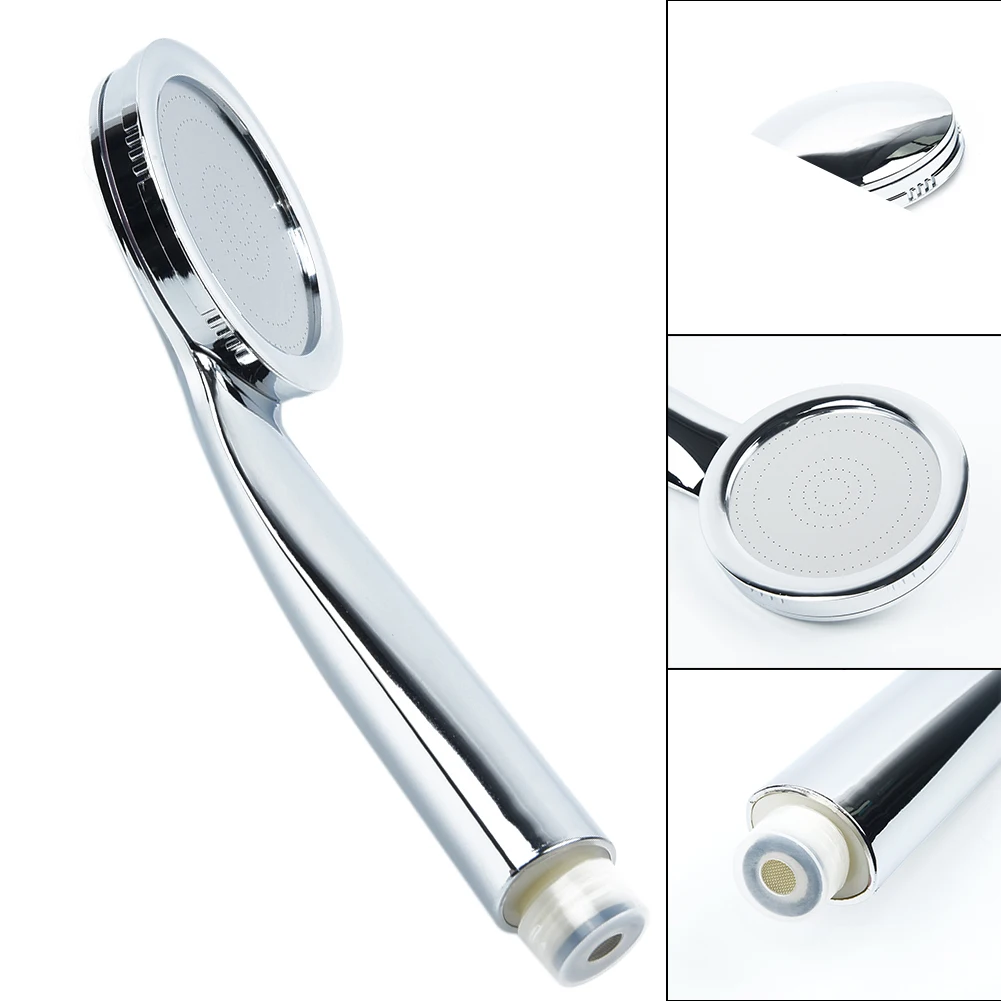 High Quality Shower Head Heavy Duty Self Pressurizing 1/2\" Standard Attachment Hand Held Handheld High Pressure