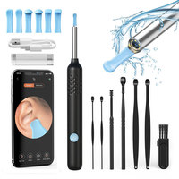 Visual Ear Cleaner with Camera Ear Wax Removal Otoscope USB Charge 8MP Endoscope Tool Earpick MIni Camera Health Care Set Tool