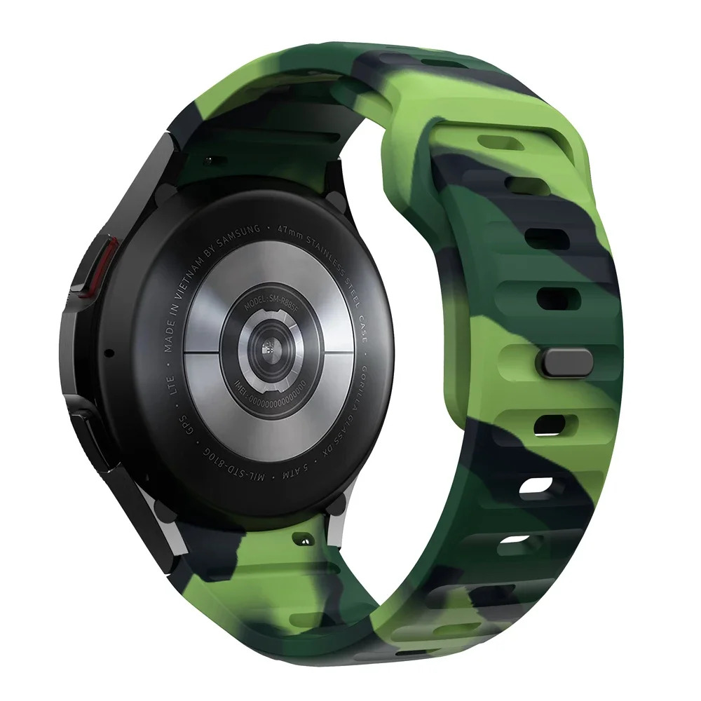حزام سيليكون الأصلي لسامسونج غالاكسي ساعة ، 6 الكلاسيكية ، 47 مللي متر ، 43 مللي متر ، 4 الكلاسيكية ، 46 مللي متر ، 42 مللي متر ، غالاكسي ساعة 5 ، 5Pro ، 40 مللي متر ، 44 مللي متر