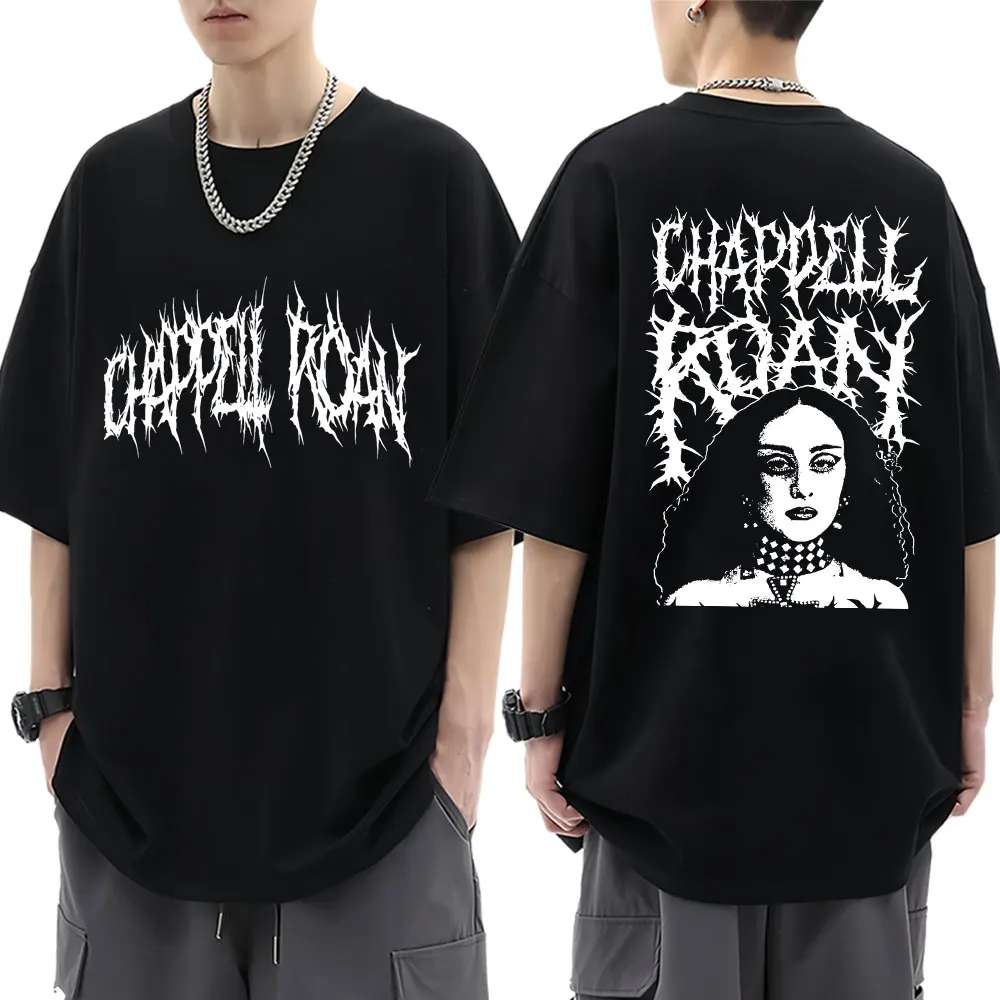

Chappell Roan Metal Rock Harajuku T-shirt Men Women Fashion Gothic Punk T Shirts Oversized Cozy Cotton Casual Short Sleeve Y2K