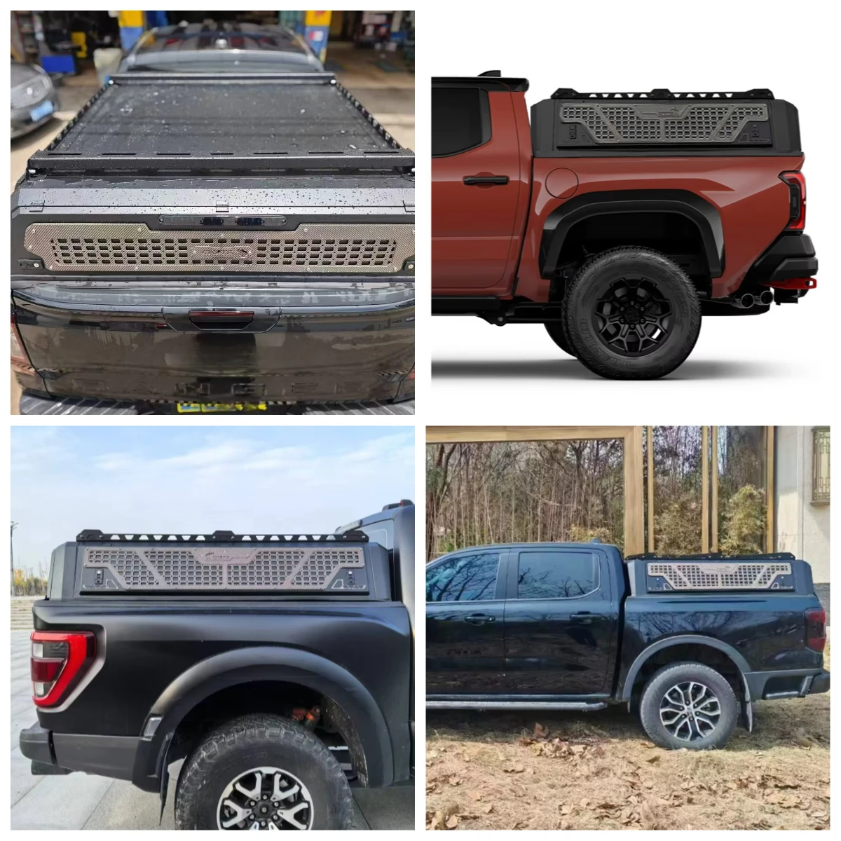 

STLF TRDs Pro Truck Roof Waterproof Steel Hardtop Pickup Canopy With Locking Function And Truck Topper