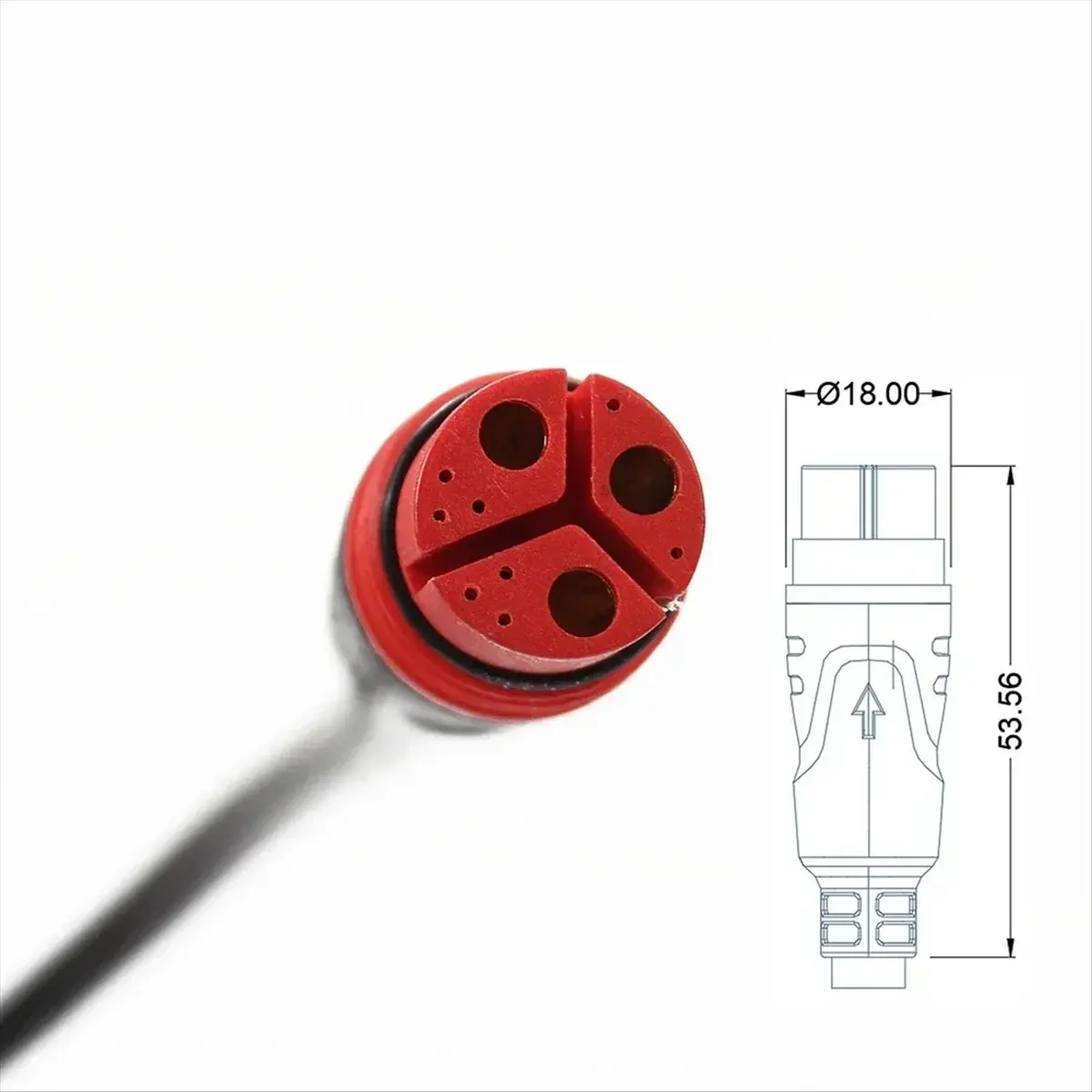 A69Z 1pc Waterproof Motor Cable Waterproof Motor Cable 1121AG 1121AM Extension Cable 3 Square Tthread 11 Core Practical Parts