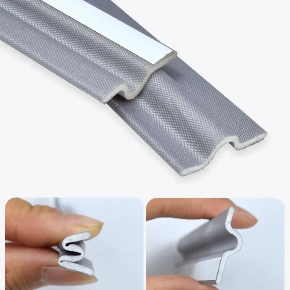 Window Weather Seal Strip Acoustic Foam Wall Insulation Tape for Sliding Door Windows Gap Filler Windproof Soundproof Sealer