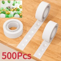 100/500pcs Double-sided Adhesive Dots Transparent Removable Balloon Adhesive Tape Glue For Wedding Birthday Party Decor