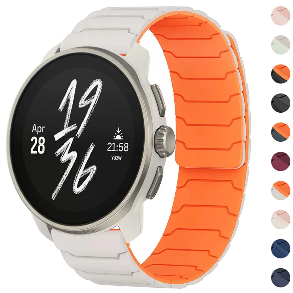 Correa de reloj de silicona de 20mm y 22mm para SUUNTO RACE S/VERTICAL/OCEAN/5 9 Peak Pro/DLC, correa de relojes inteligentes para hombre y mujer, pulseras