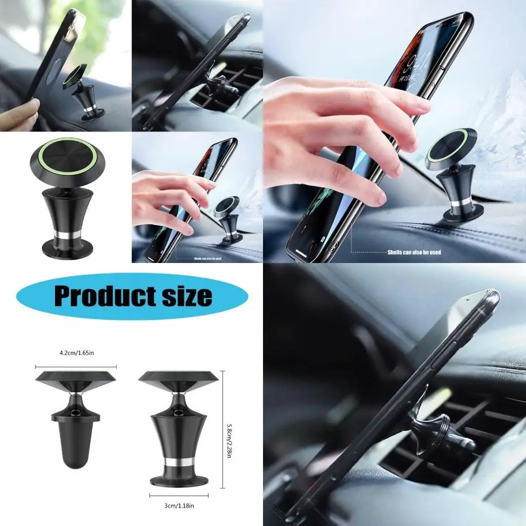 

R53C Cellphone Holder Phone Stand for 15 14 13 Car Phone Holder Dashboard Air Vent Mounted Adhesive Holder