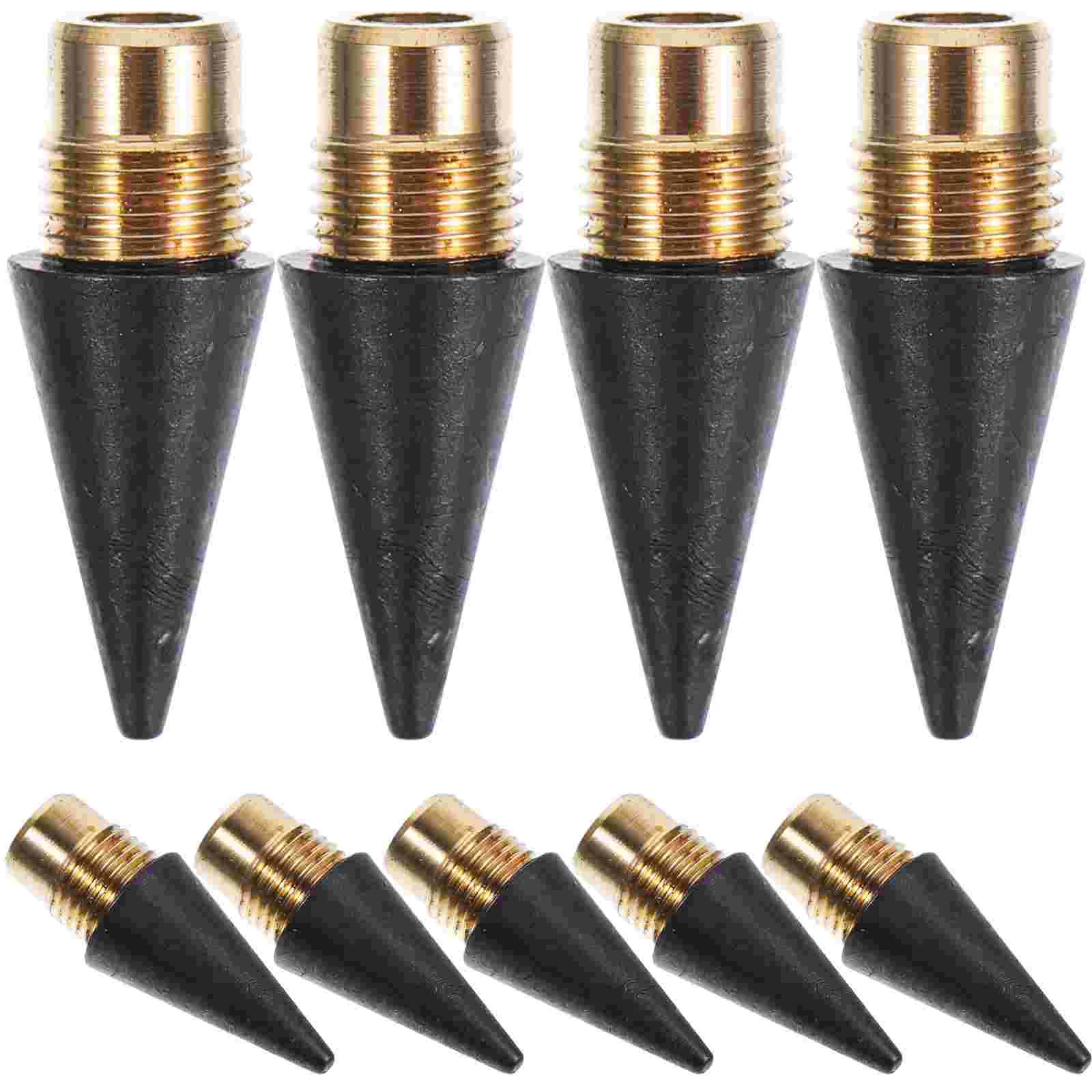 

30 Pcs Replacement Pencil Tip Lead Pencils Replaceable Heads Metal Graphite Tips No-sharpening Student Portable Replacements