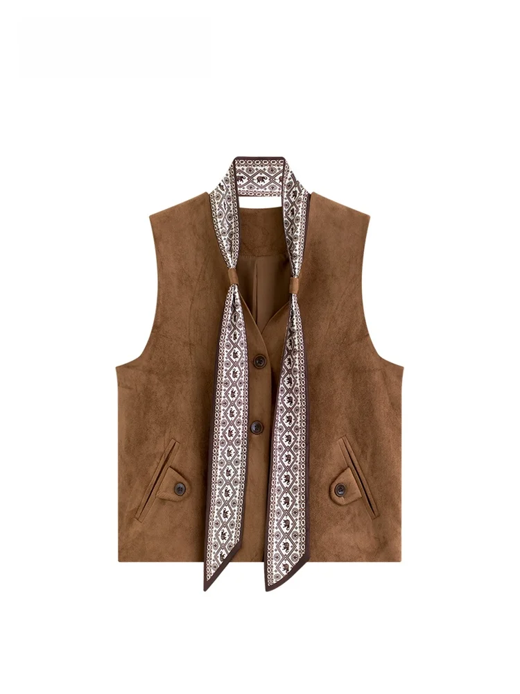 

Женский повседневный модный жилет-русалка больших размеров, весенний свободный топ, универсальный, удобный, из полиэфирного волокна, средней длины