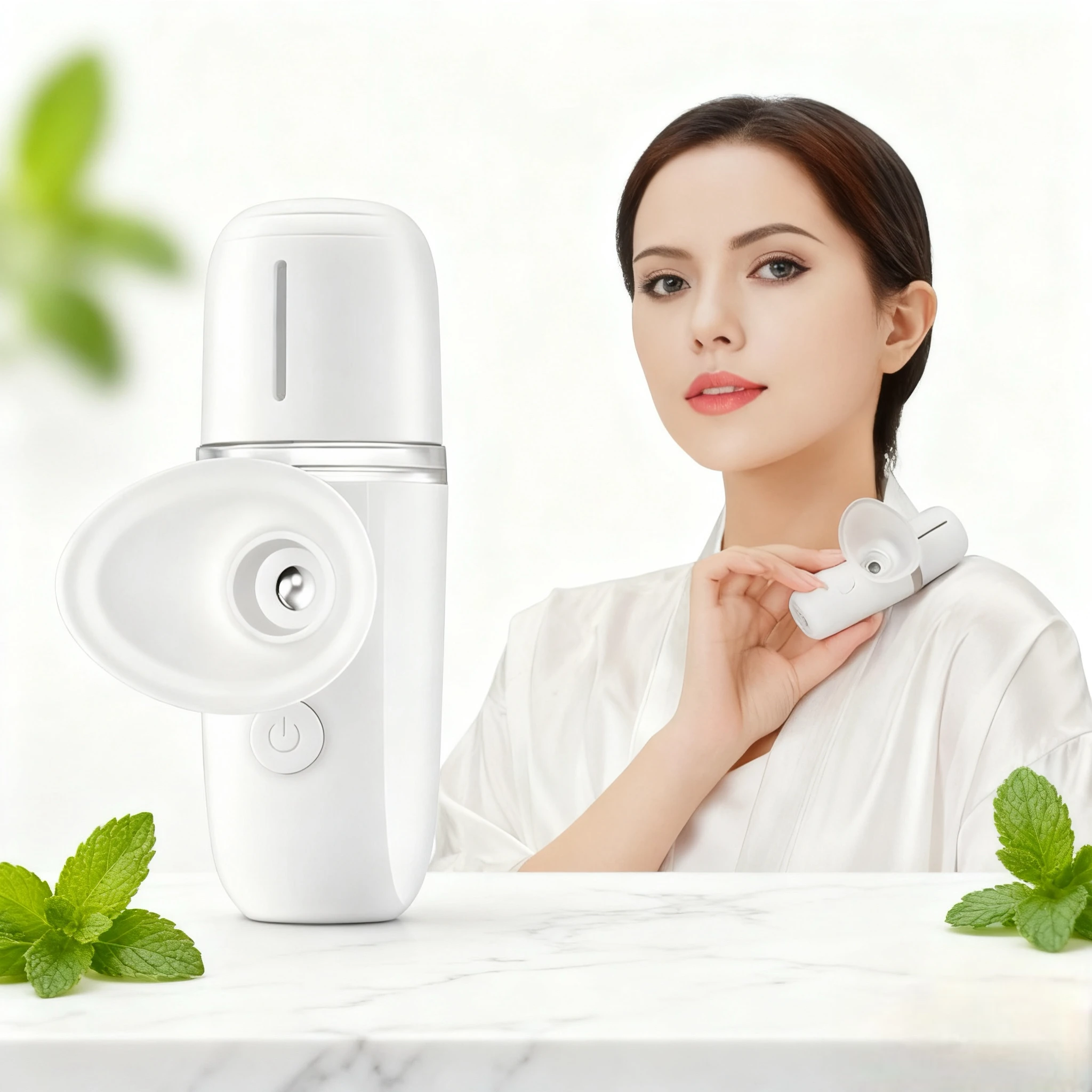Eye Massage Atomization SPA Instrument Hot Cold Spray Fumigation Heating Compress Relief Eye Eye Dryness Fatigue Protection