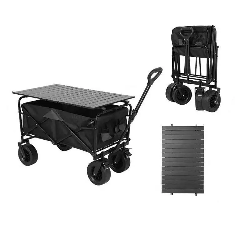 

High Quality Folding Wagon Classic Popular Outdoor Camping Trolley Cart