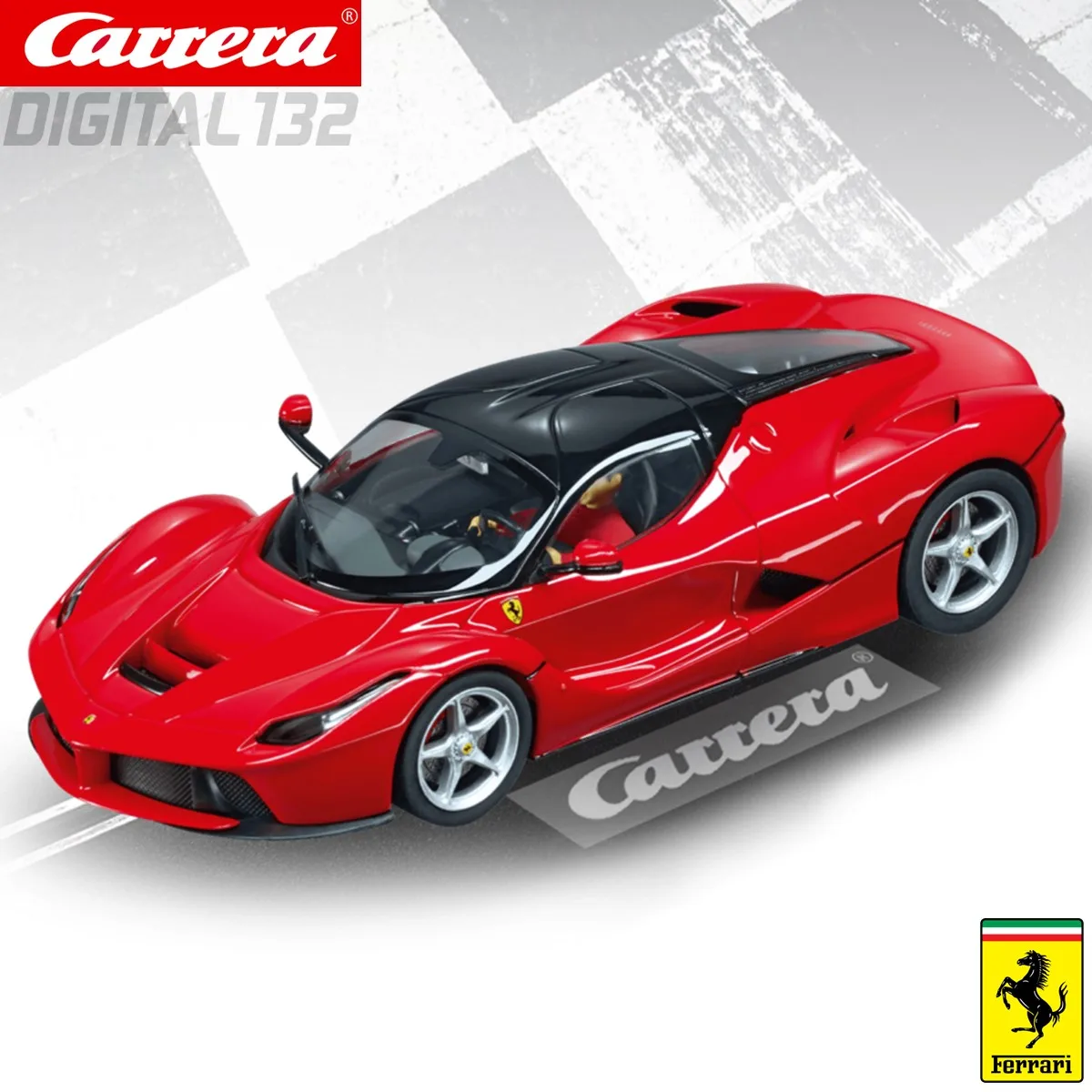 Carrera Slot Car Digital 132 LaFerrari 30665 Red / 30712 White / 30748 Aluminio opaco