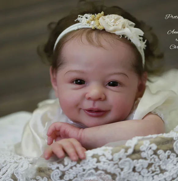 DLS 뉴 리본 인형 키트 20인치 아바 조이 미완성 미도색 DIY 인형 부품 (천 몸체와 눈 포함)