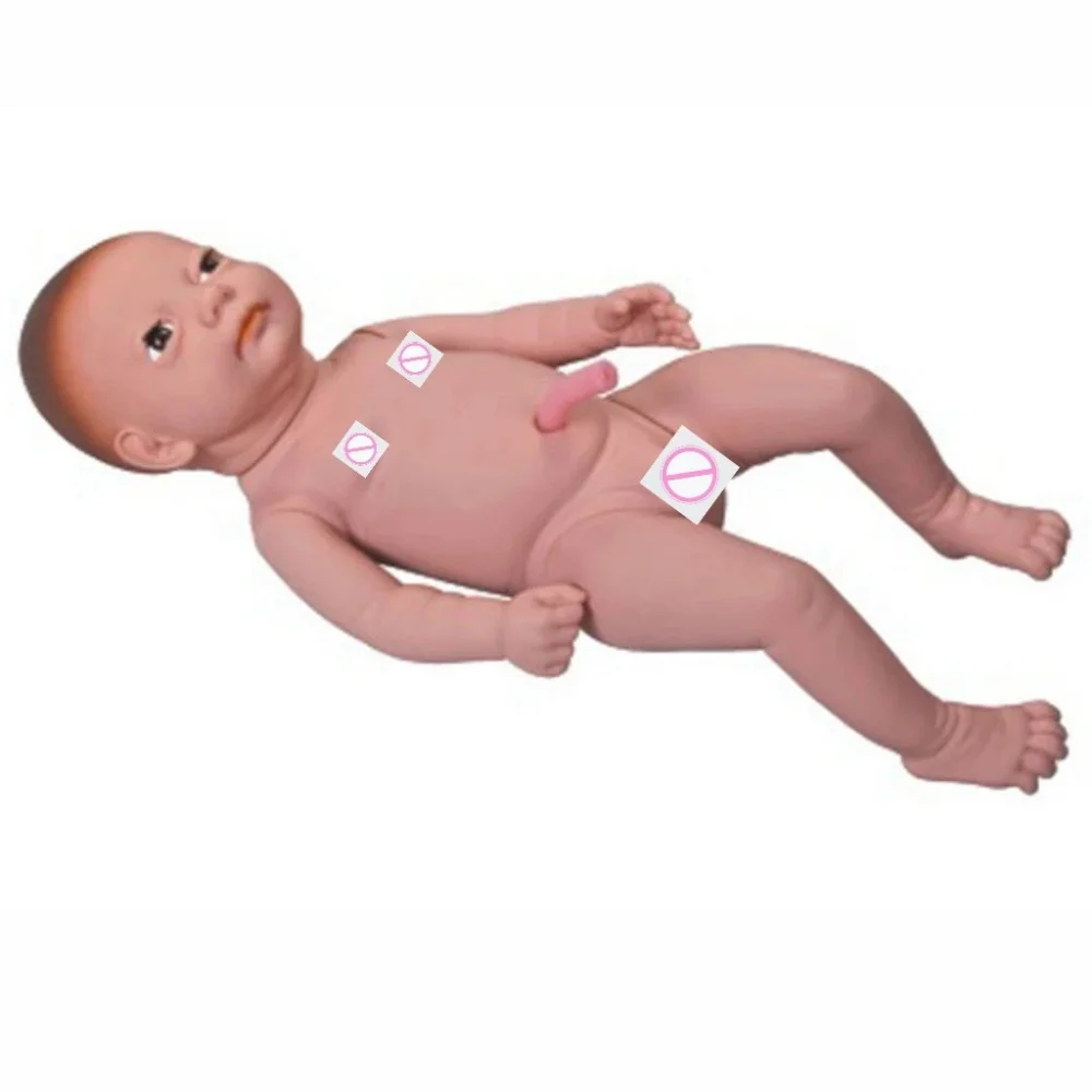 Newborn Baby Medical Model Neonatal Infant Care Umbilical Cord Simulator for Pediatric Nursing Teaching Tool for Medicine Biolog