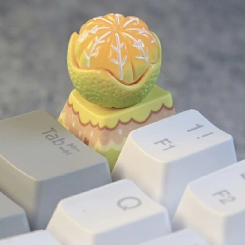 Sanrio Diy Creëert Driedimensionale Blauwe Cinnamoroll Keycaps Met Kruisas Computer Knoppen Games Mechanische Toetsenborden Geschenken