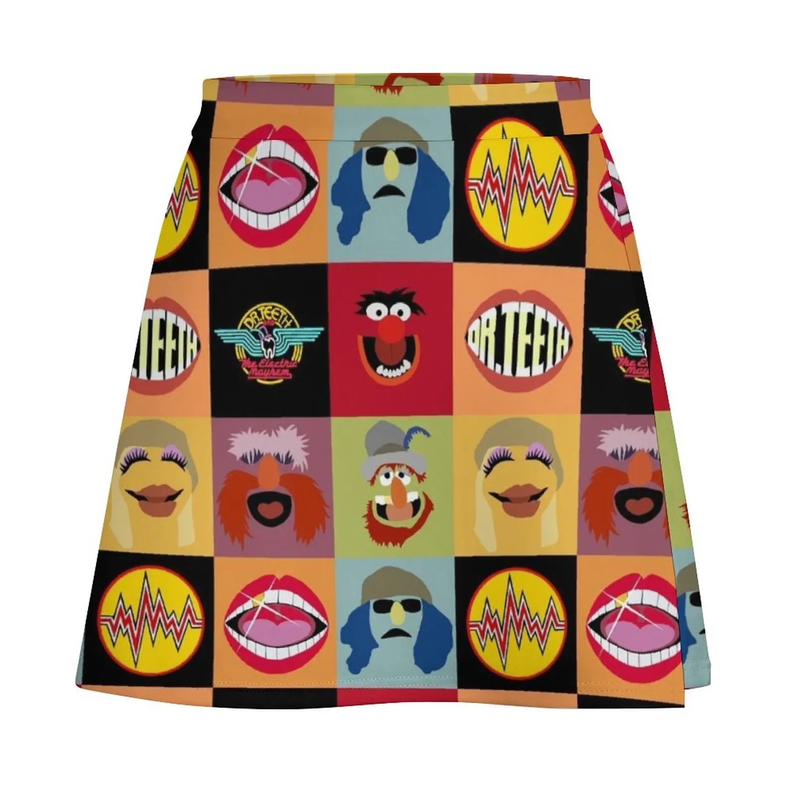 Dr. Teeth and the Electric Mayhem Mini Skirt skorts for women womans clothing short skirt for women