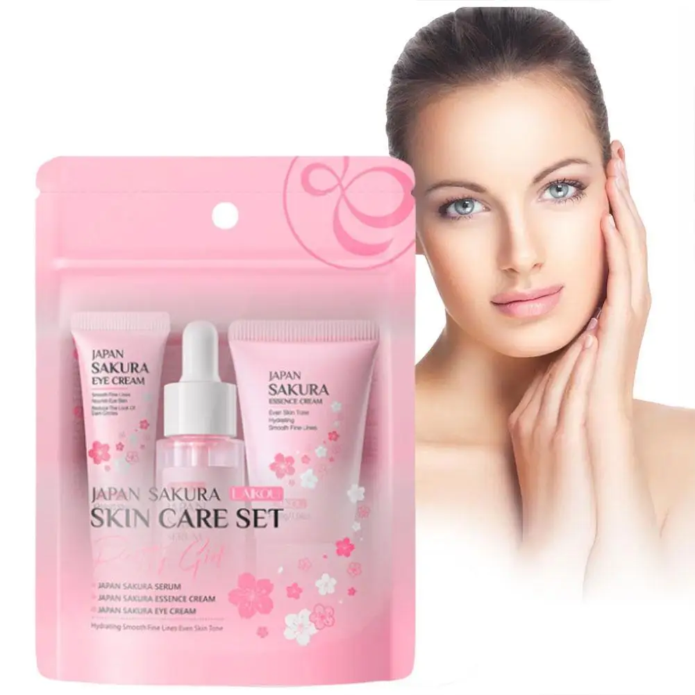 Gesicht Hautpflege-Set Serum Toner Augen creme Gesichts creme feuchtigkeit spendende Bleaching Anti-Aging-Reiniger Beauty Make-up-Set