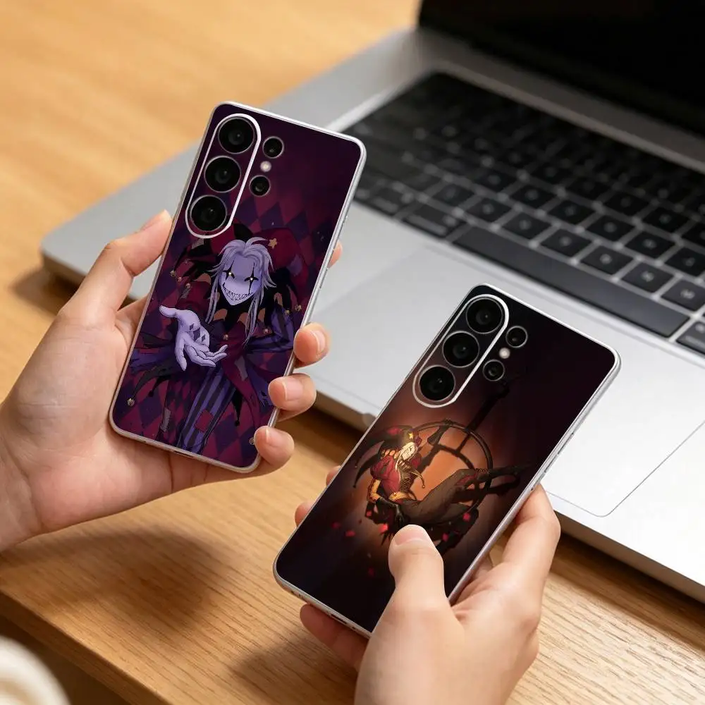 interesting The F-Freak Circus Pierrot  Phone Case For Samsung S25,S24,S21,S22,S21,S20,S10,Ultra,Plus,Fe,Lite Transparent Cover