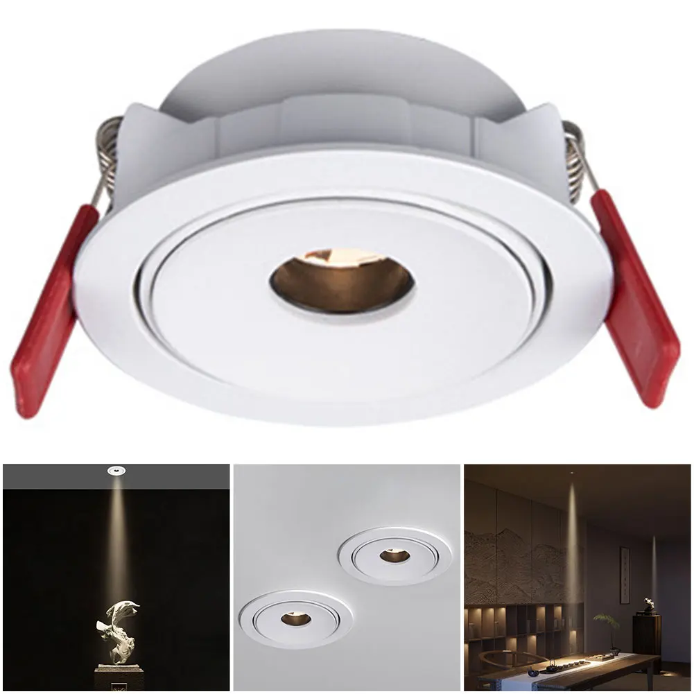 

Recessed Ceiling Light 3W 5W Spotlights LED Recessed Lighting for Living Room Hallway Stairwell Museum Showroom