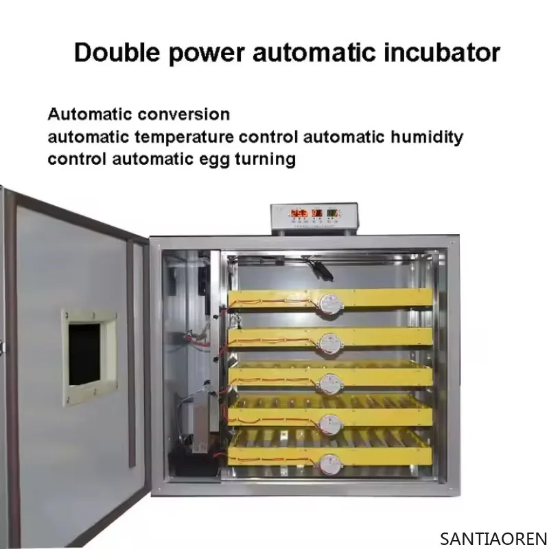 

New Design 300 Egg Incubator Automatic Egg Incubators Chicken Hatcher Dual Power High Quality