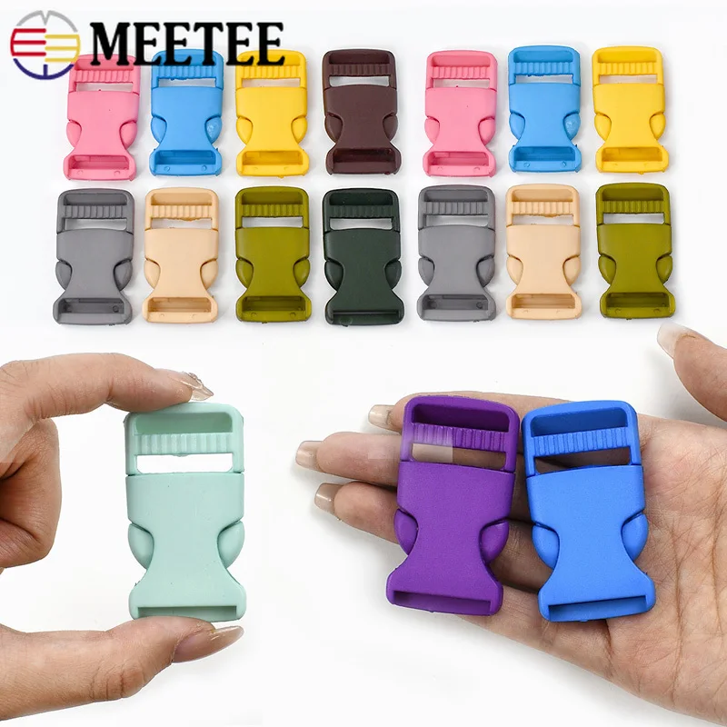 

20/50Pcs 15/20/25/30mm Plastic Release Buckles Dog Collar Adjust Fastener Backpack Strap Side Clip Clasp Crafts DIY Accessories