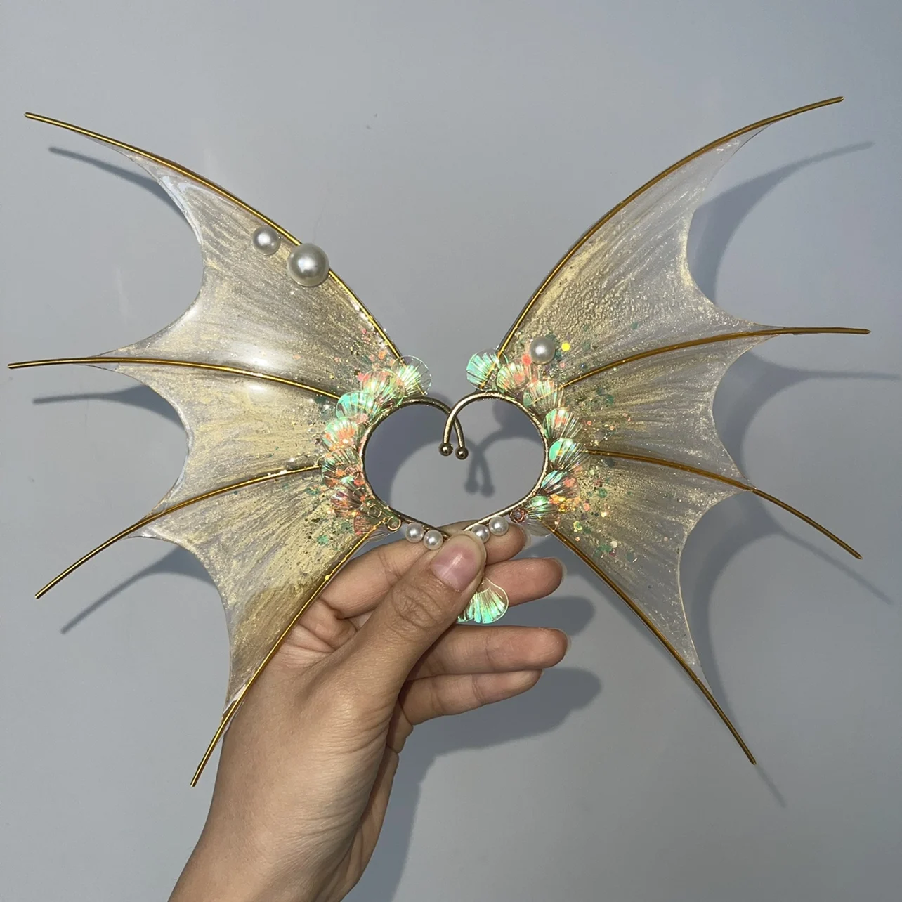 

HOT! Mermaid Ears Mermaid Ears Cos Hanfu Headgear Accessories Shanhaijing Mermaid Elf Diving Fairy Props Ears