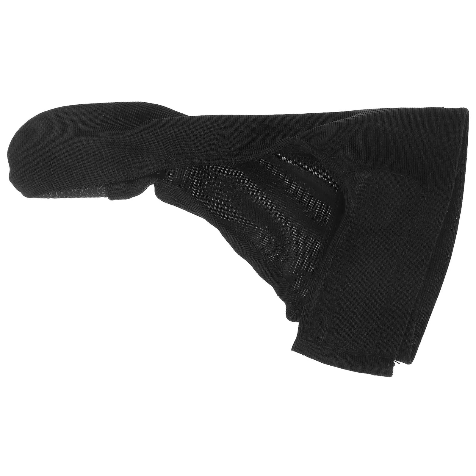 

Bowling Thumb Gloves Shock absorbing Lightweight Cloth Right Black Finger Cot Protector Anti wear Sports Competition