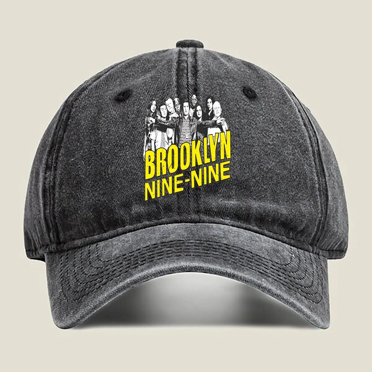 

Brooklyn Nine - Nine TV - show - related graphic for a media - and - entertainment - themed design Washed Baseball Cap