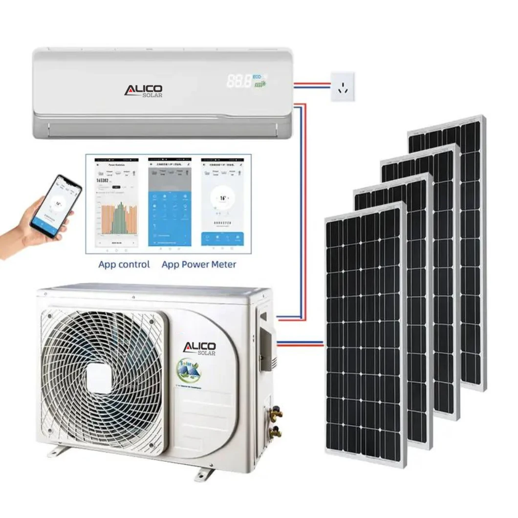 12000BTU 24000BTU 18000BTU DC 48V Solar Air Conditioner Off Grid for Home Solar Cooling Systems