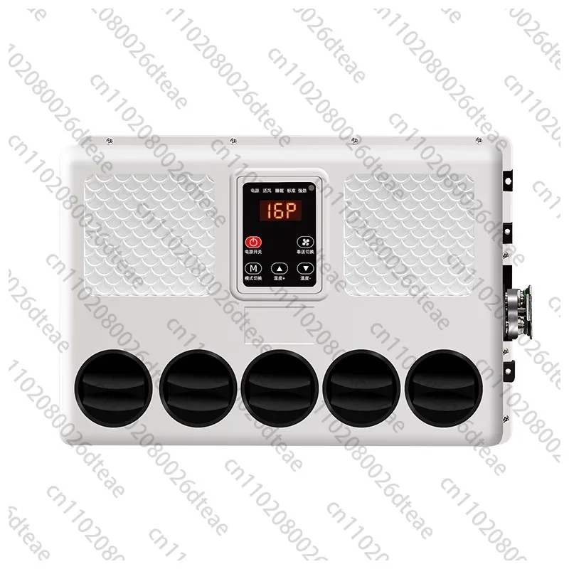 Máquina integrada modificada de refrigeración de aire acondicionado de estacionamiento de 24v montada en coche excavadora de coche especial RV eléctrica de 12v